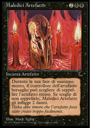 (イタリア語)Maledici Artefatto / Curse Artifact【DRK】 No.043
