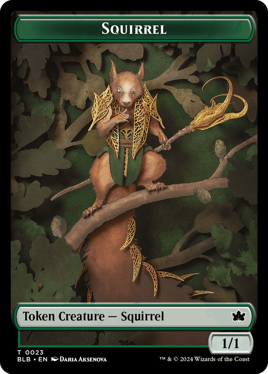 (英)リストークン / Squirrel Token【BLB-TOKEN】 No.023