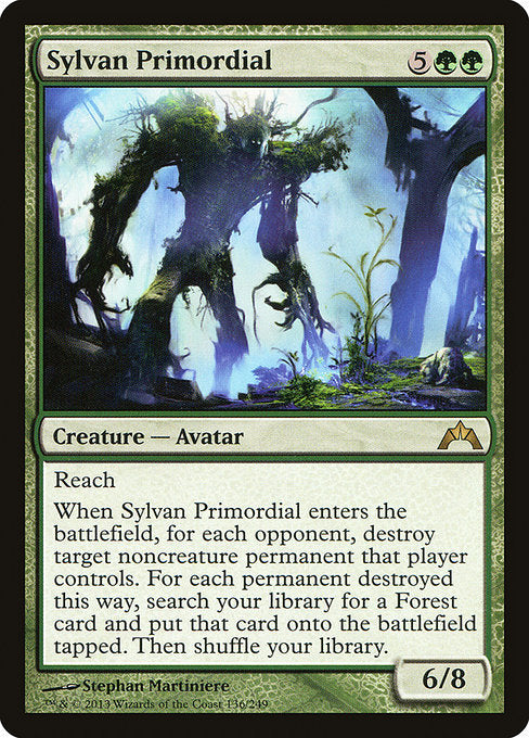 (英)森林の始源体 / Sylvan Primordial【GTC】 No.136