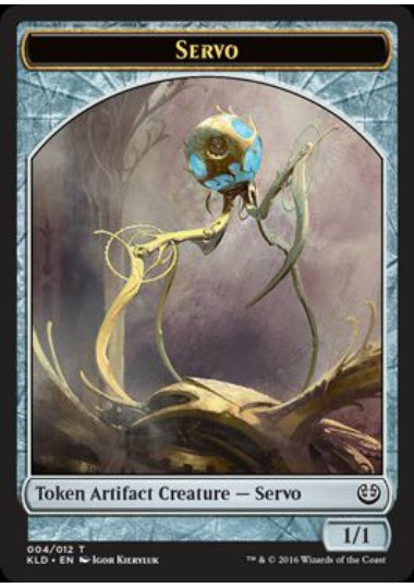 (英)霊気装置トークン / Servo Token【KLD-TOKEN】 No.004