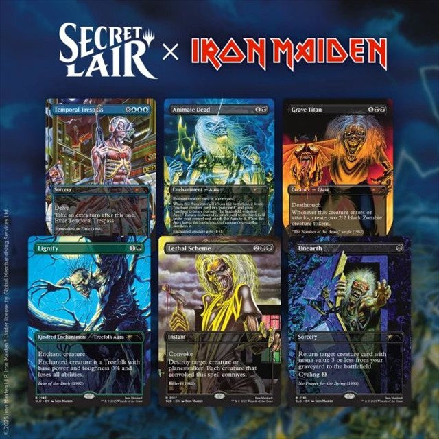 (英)Secret Lair x Iron Maiden: Album Art 【BOX】 ※発送方法は「ゆうパック」を選択してください。