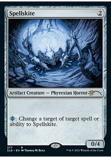(英)【Foil】呪文滑り / Spellskite【SLD】Artist Series: Thomas Baxa No.277