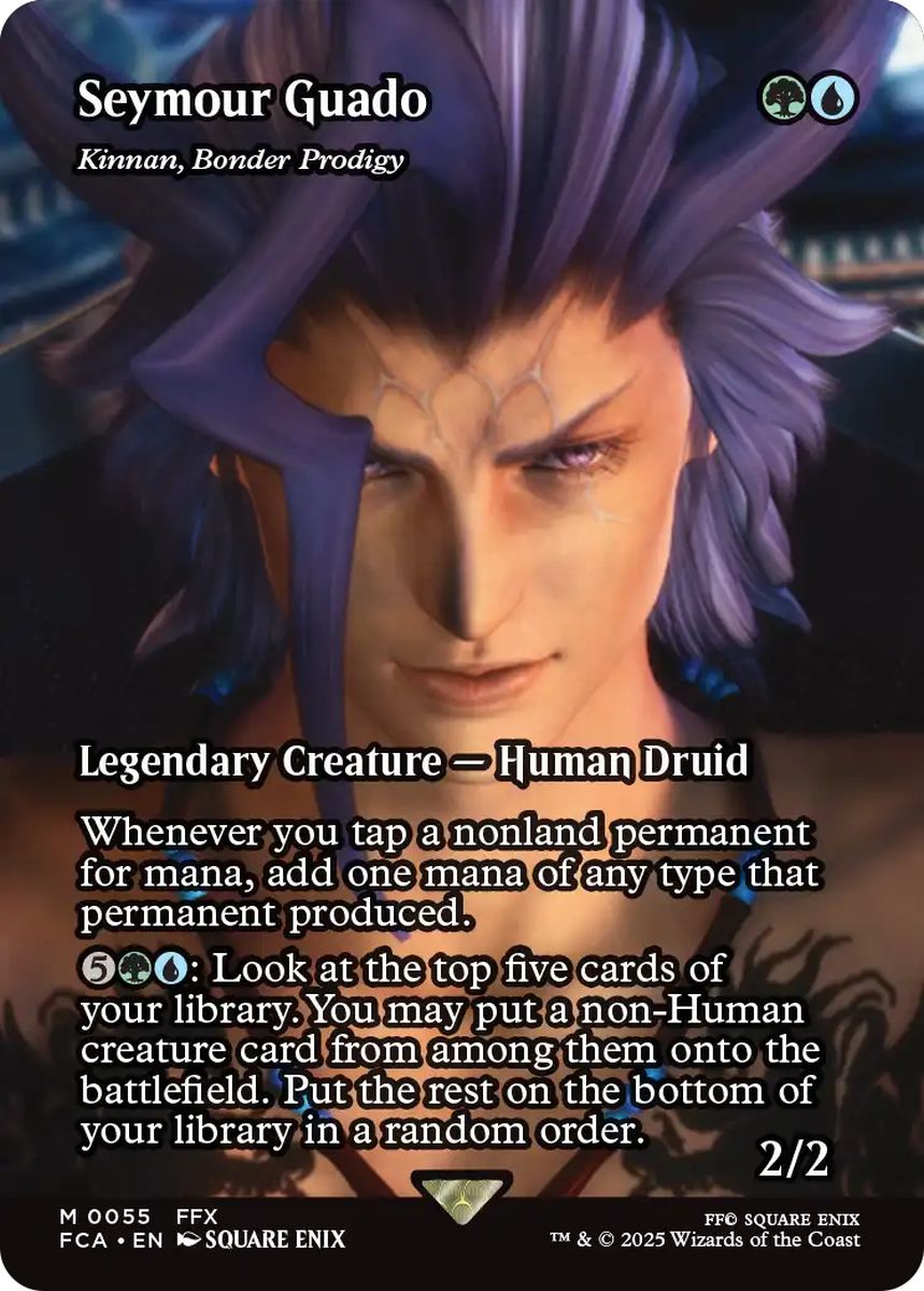 (英)シーモア＝グアド / Seymour Guado[眷者の神童、キナン / Kinnan, Bonder Prodigy] ★ショーケース枠★(FINAL FANTASY・継承史カード) 【FCA】 No.055