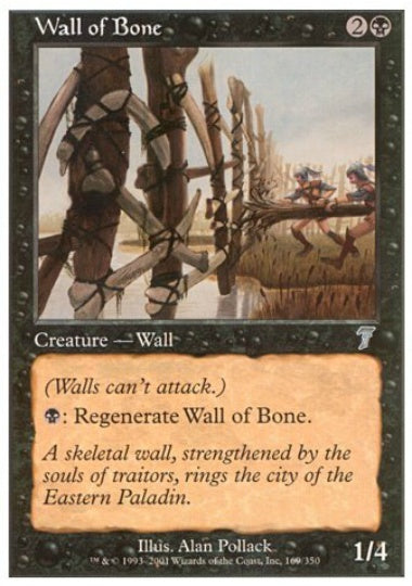 (英)骨の壁 / Wall of Bone【7ED】 No.169