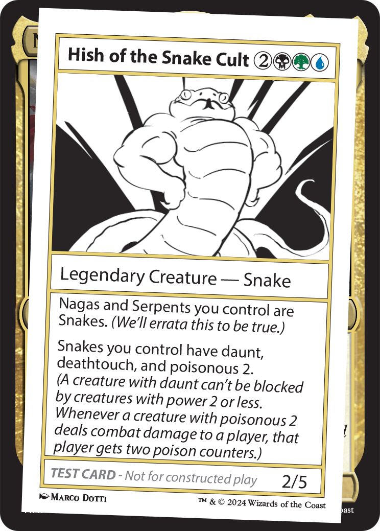 (英)Hish of the Snake Cult【MB2-TEST】 No.356