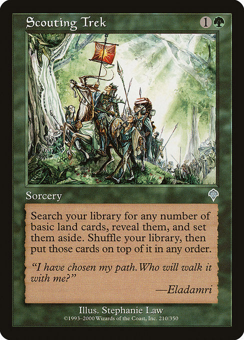 (英)【Foil】偵察行 / Scouting Trek【INV】 No.210