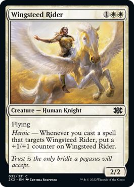 (英)【Foil】天馬の乗り手 / Wingsteed Rider【2X2】 No.035