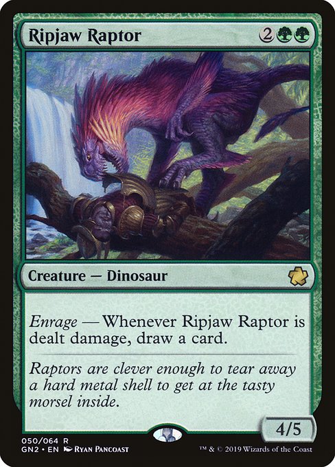 (英)切り裂き顎の猛竜 / Ripjaw Raptor【GN2】 No.050
