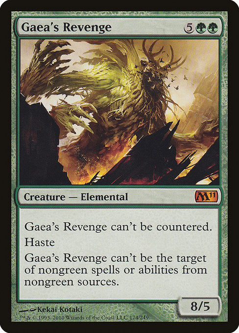 (英)【Foil】ガイアの復讐者 / Gaea's Revenge【M11】 No.174