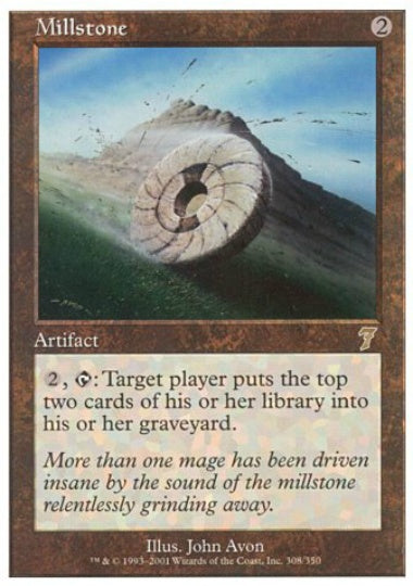 (英)【Foil】石臼 / Millstone【7ED】 No.308
