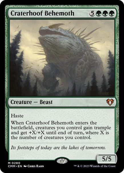 (英)孔蹄のビヒモス / Craterhoof Behemoth【CMM】 No.0280