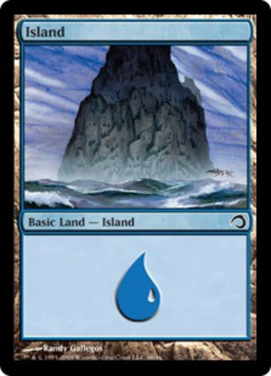 (英)【Foil】島 / Island【SLIVER】 No.038