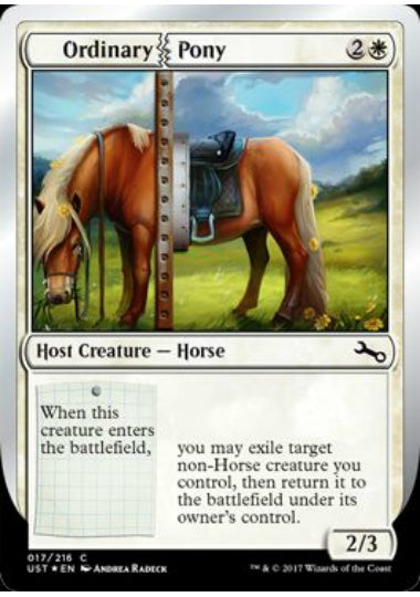(英)【Foil】Ordinary|Pony 【UST】 No.017