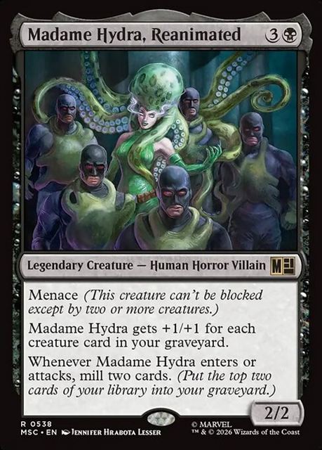 (英)【Foil】蘇りし者、マダム・ヒドラ / Madame Hydra, Reanimated【MSC】 No.538
