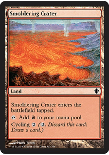 (英)薄煙の火口 / Smoldering Crater【C13】 No.325