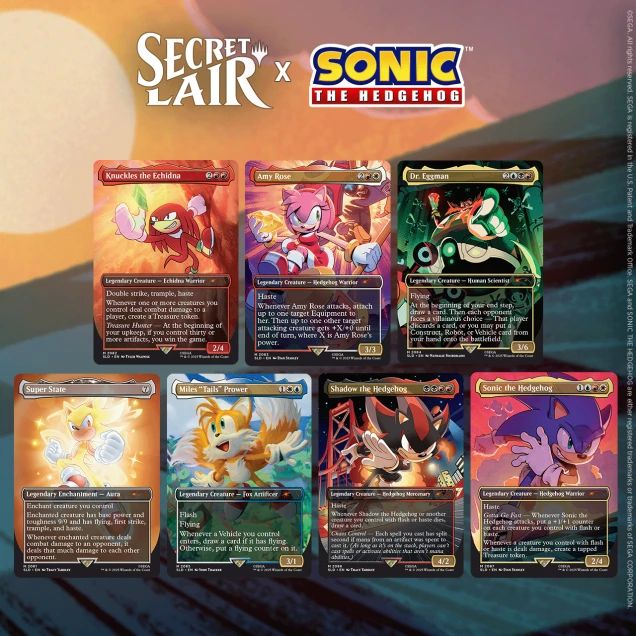 (英)Secret Lair x Sonic: Friends & Foes 【BOX】 ※発送方法は「ゆうパック」を選択してください。