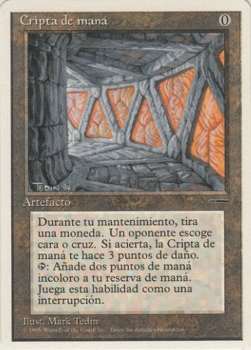 (スペイン語)Cripta de mana / Mana Crypt【PRM】 小説プロモ 白枠 No.004