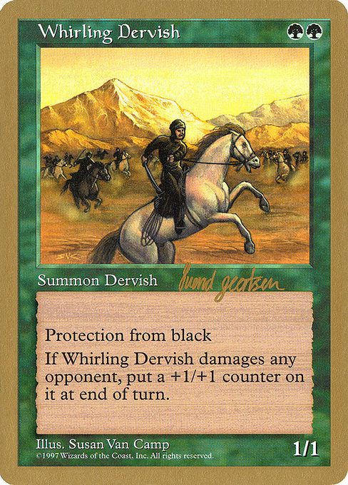 (英)疾風のデルヴィッシュ / Whirling Dervish【WC97】 World Championship Decks 1997 Svend Geertsen 金枠 No.073