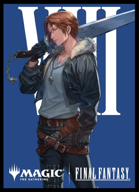 【サプライ】 エンスカイ マジック：ザ・ギャザリング--FINAL FANTASY プレイヤーズカードスリーブ MFS-11 「キャラクター」ボーダーレス版《SeeDの傭兵、スコール》 (80枚入り) ※発送方法は「ゆうパック」を選択してください。