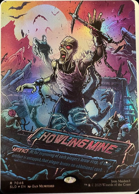 (英)【Foil】吠えたける鉱山 / Howling Mine【SLD】 Secret Lair x Iron Maiden: Eddie Unchained No.7046