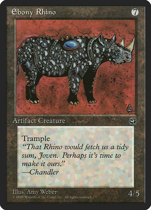 (英)Ebony Rhino 【HML】 No.106
