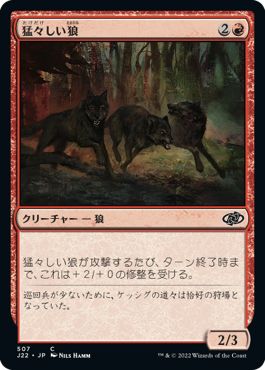 (日)猛々しい狼 / Brazen Wolves【J22】 No.507