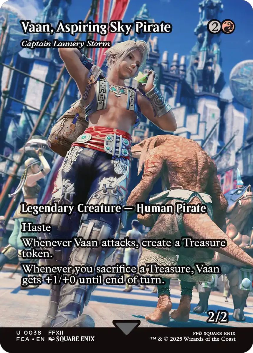 (英)空賊を夢みるヴァン / Vaan, Aspiring Sky Pirate[風雲船長ラネリー / Captain Lannery Storm] ★ショーケース枠★(FINAL FANTASY・継承史カード) 【FCA】 No.038