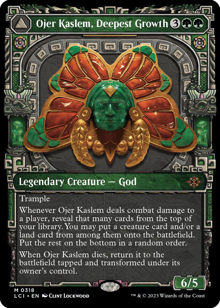 (英)【Foil】最深の成長、オヘル・カスレム / Ojer Kaslem, Deepest Growth - 豊作の神殿 / Temple of Cultivation ★ショーケース枠★(イクサランの神々) 【LCI】 No.318