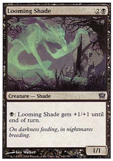 (英)【Foil】立ちはだかる影 / Looming Shade【9ED】 No.142