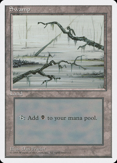 (英)沼 / Swamp【4ED】 (Two Branches) No.372
