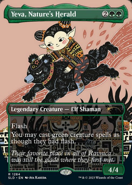 (英)【Foil】自然の伝令、イェヴァ / Yeva, Nature's Herald【SLD】Nature Is Adorable No.1284