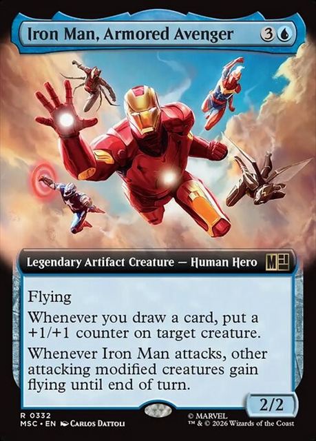 (英)鎧纏いしアベンジャーズ、アイアンマン / Iron Man, Armored Avenger ★拡張枠★ 【MSC】 No.332