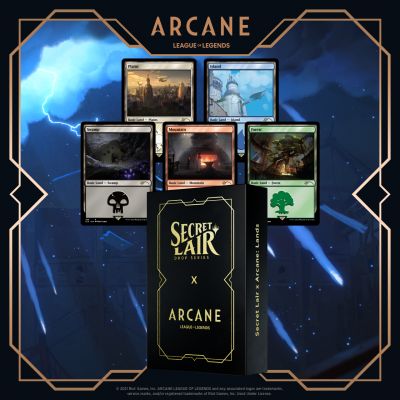 (英)Secret Lair x Arcane: Lands 【BOX】 ※発送方法は「ゆうパック」を選択してください。