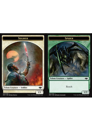 (英)兵士トークン / Soldier Token No.004 - 蜘蛛トークン / Spider Token【MH1-TOKEN】 No.014
