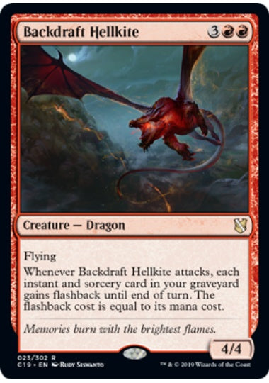 (英)逆噴射のヘルカイト / Backdraft Hellkite【C19】 No.023