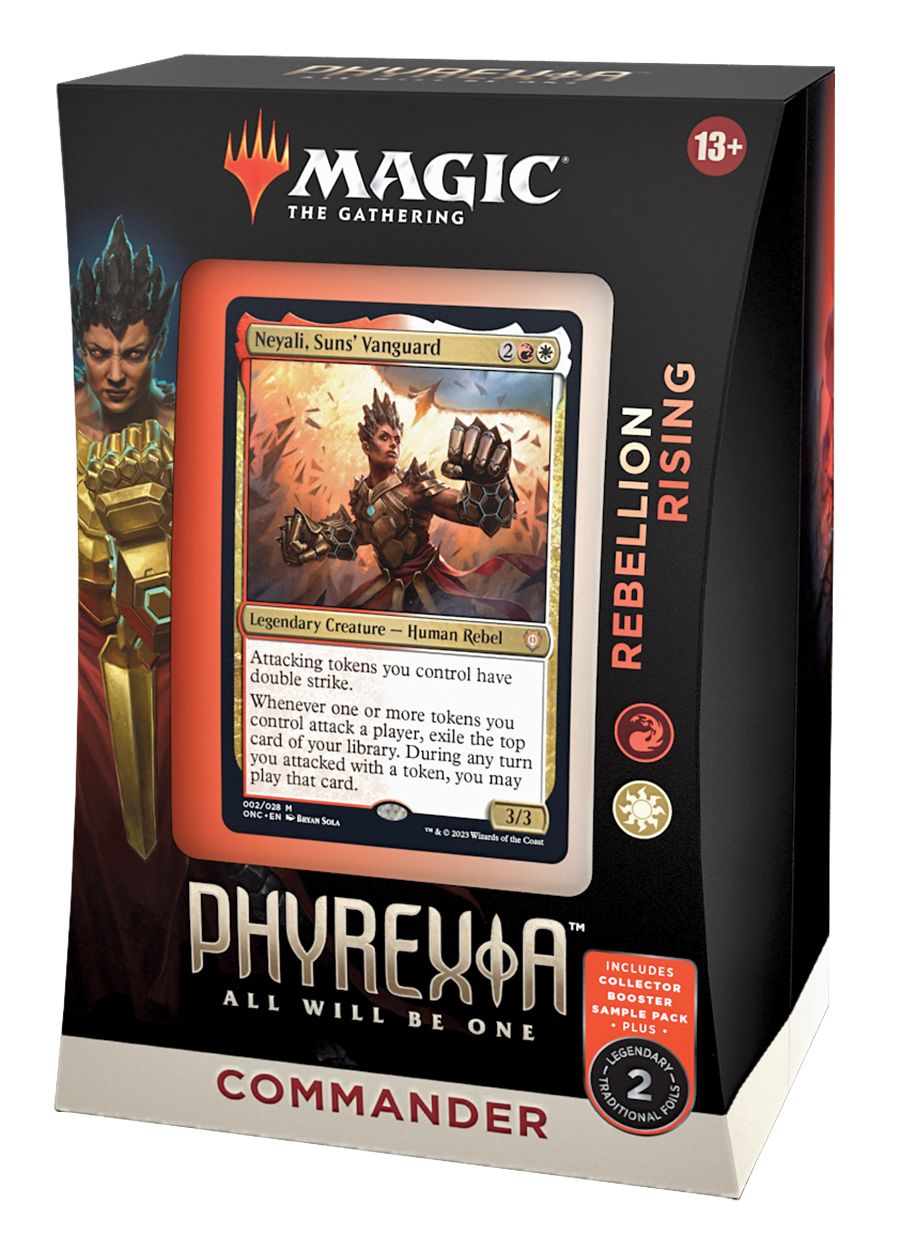 (英)ファイレクシア：完全なる統一 統率者デッキ「反抗の夜明け」 / Phyrexia: All Will Be One Commander Deck "Rebellion Rising"【BOX】 ※発送方法は「ゆうパック」を選択してください。