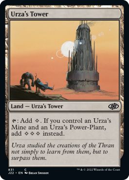 (英)ウルザの塔 / Urza's Tower【J22】 No.831