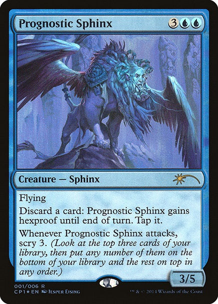 (英)【Foil】予知するスフィンクス / Prognostic Sphinx【PRM】M2015 クラッシュパックプロモ No.055