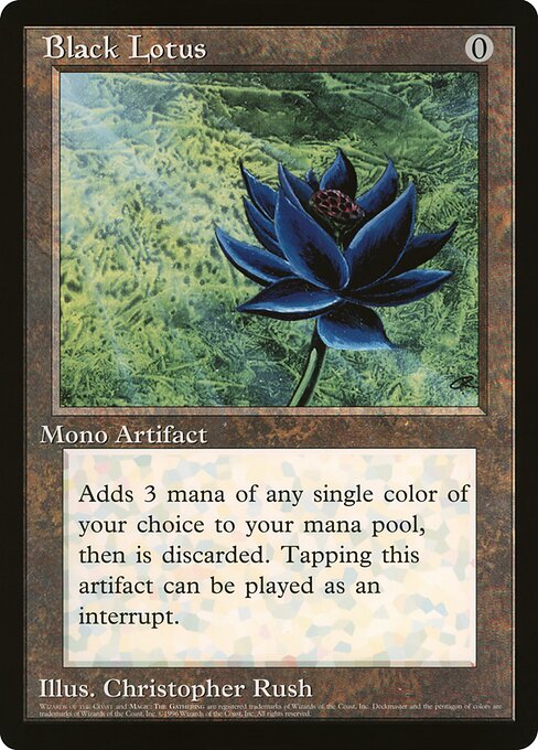 (英)Black Lotus【PRM】 マガジンプロモ 【Oversized Card】 BIG-PRM-002 ※トーナメントで使用することはできません。