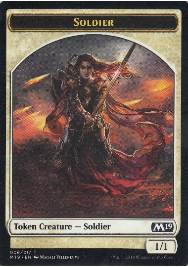 (英)兵士トークン / Soldier Token【M19-TOKEN】 No.006