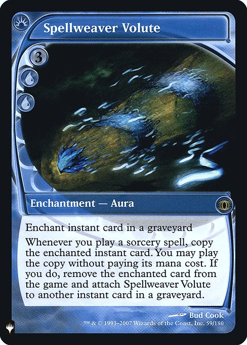 (英)【Foil】呪文織りの渦巻 / Spellweaver Volute【MB1】 No.030