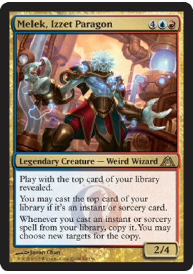 (英)【Foil】イゼットの模範、メーレク / Melek, Izzet Paragon【DGM】 No.084