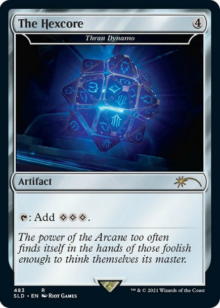 (英)【Foil】The Hexcore[スランの発電機 / Thran Dynamo]【SLD】Secret Lair x Arcane No.483