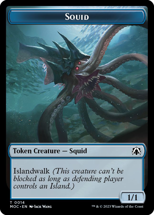 (英)イカトークン / Squid Token No.014 - 人間トークン / Human Token【MOC-TOKEN】 No.026