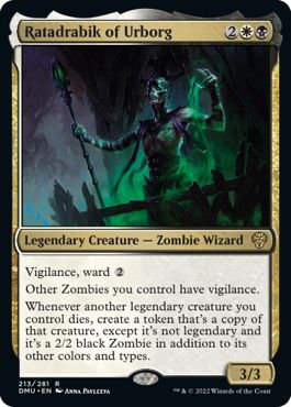 (英)【Foil】アーボーグのラタドラビック / Ratadrabik of Urborg【DMU】 No.213