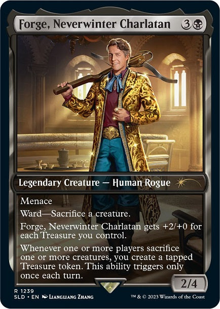 (英)【Foil】Forge, Neverwinter Charlatan【SLD】Secret Lair x Dungeons & Dragons: Honor Among Thieves No.1239