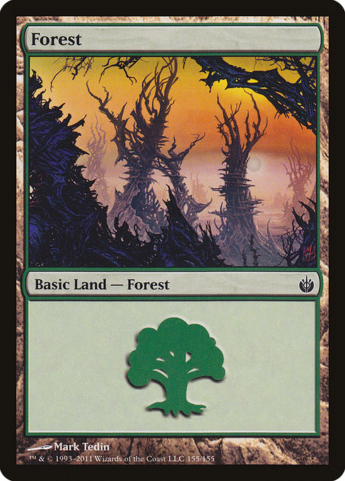 (英)【Foil】森 / Forest【MBS】 No.155