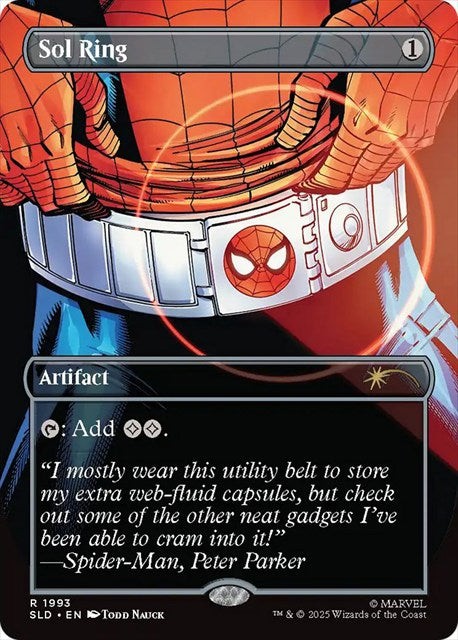 (英)太陽の指輪 / Sol Ring【SLD】 Secret Lair x Marvel's Spider-Man: Heroic Deeds No.1993