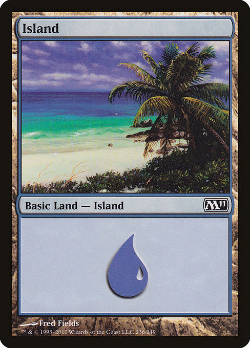 (英)【Foil】島 / Island【M11】 No.236