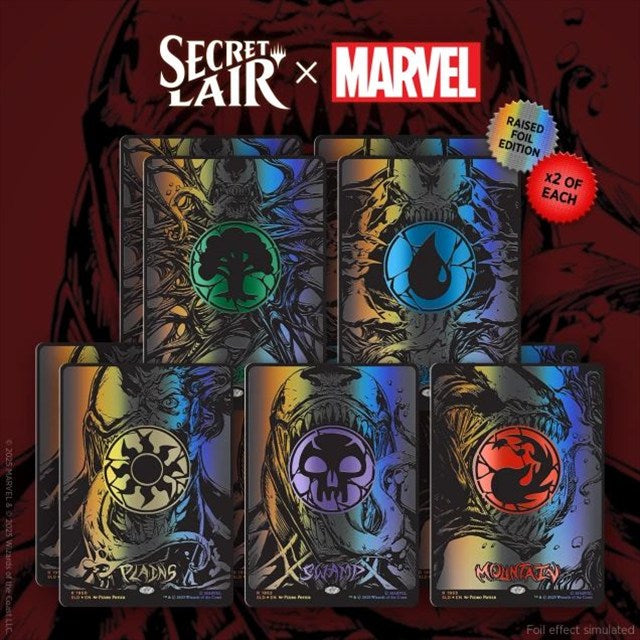 (英)Secret Lair x Marvel's Spider-Man: Mana Symbiote Raised Foil Edition 【BOX】 ※発送方法は「ゆうパック」を選択してください。